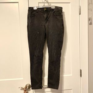 American Eagle Black Stretch Jeggings  Size US 14